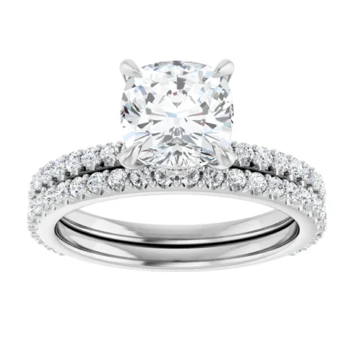 Matching Diamond Wedding Ring #GTJ1383-cushion-lgdwb-14kw - Image 8