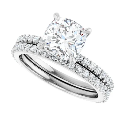 Matching Diamond Wedding Ring #GTJ1383-cushion-lgdwb-14kw - Image 10