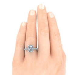 GTJ3015 radiant 9x7mm Size 6.5 hand 1 | Gerry The Jeweler