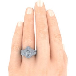Matching Diamond Wedding Band #GTJ3853-w-dwb-v2 - Image 5