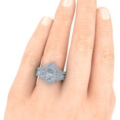 Matching Diamond Wedding Band #GTJ3853-w-dwb-v2 - Image 6