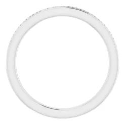 Alternative view of Matching Natural Diamond Wedding Band in 14k White Gold #GTJ1155-round-dwb-lg-w