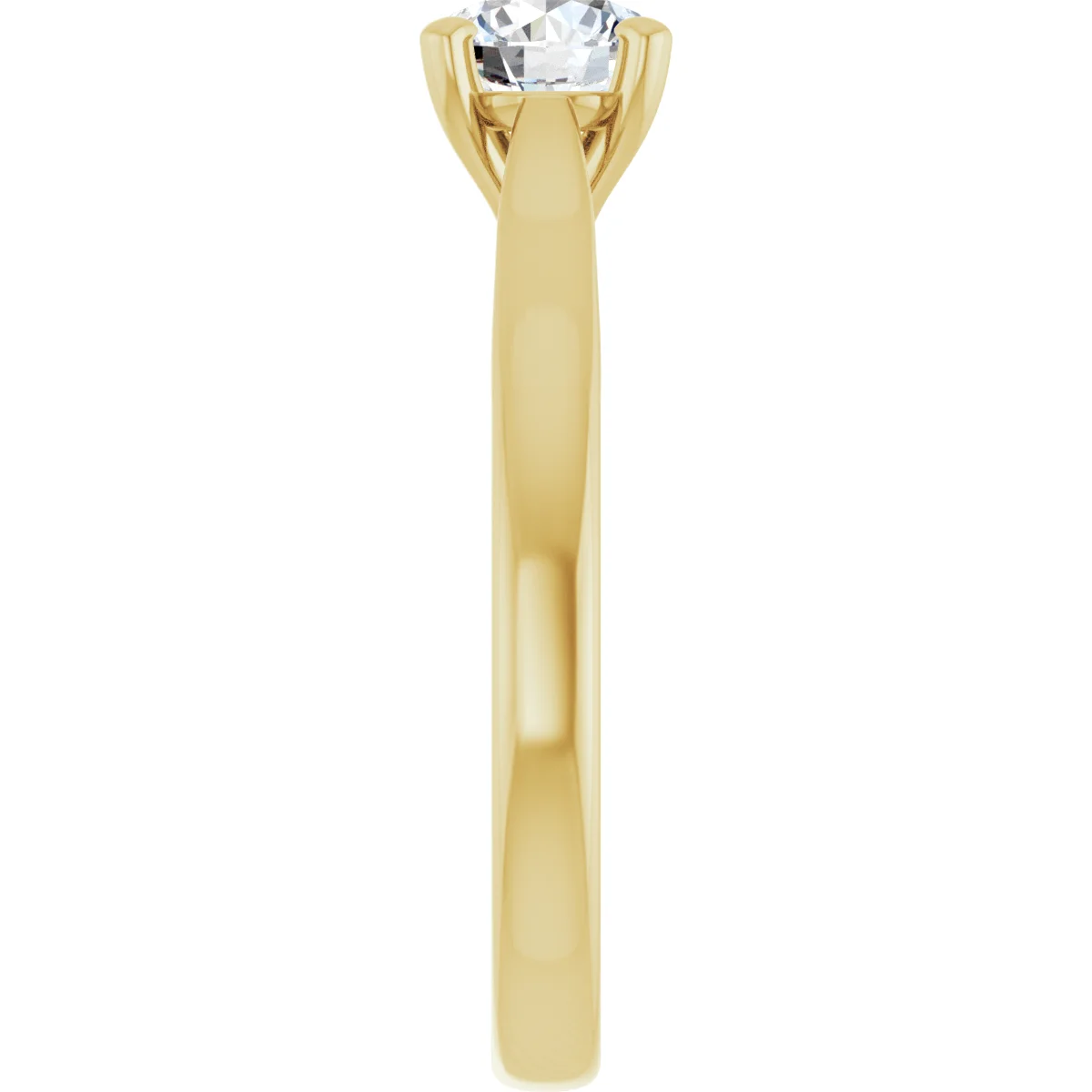 Round 0.75 Carat Moissanite Solitaire Engagement Ring #GTJ937-MOS-RND-075-14Y | Gerry The Jeweler Round 0.75 Carat Moissanite Solitaire Engagement Ring #GTJ937-MOS-RND-075-14Y - Image 3