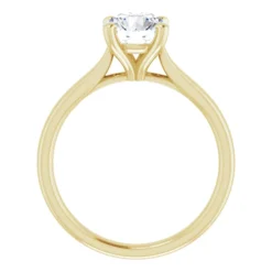 Round 1.25 Carat Moissanite Solitaire Engagement Ring #GTJ937-MOS-RND-125-14Y | Gerry The Jeweler Round 1.25 Carat Moissanite Solitaire Engagement Ring #GTJ937-MOS-RND-125-14Y - Image 2