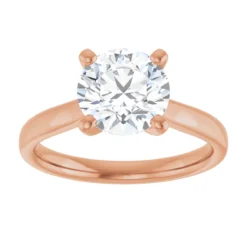 Round 2 Carat Lab-Grown Diamond Solitaire Engagement Ring #GTJ937-LGD-RND-200-14R