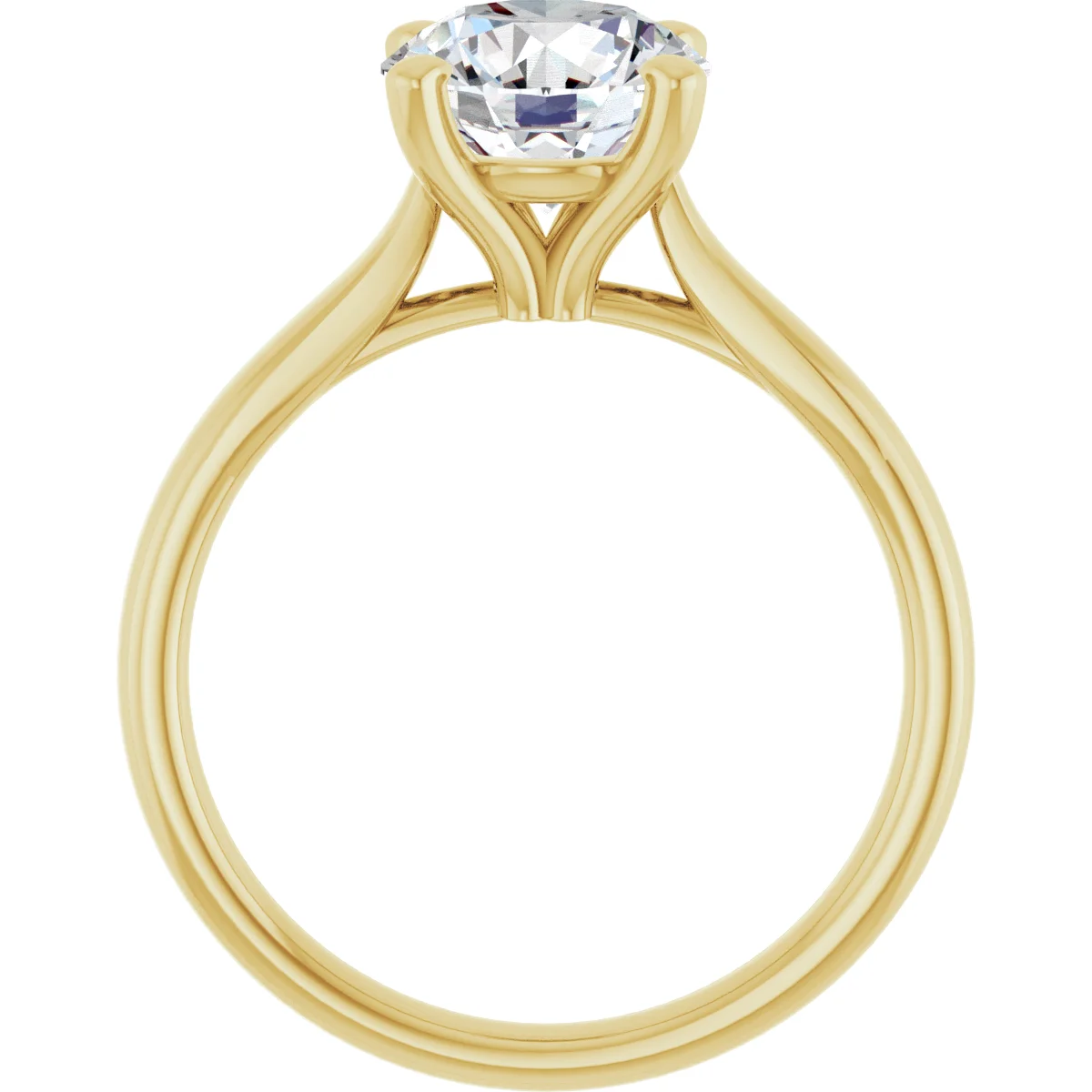 Round 2 Carat Lab-Grown Diamond Solitaire Engagement Ring #GTJ937-LGD-RND-200-14Y | Gerry The Jeweler Round 2 Carat Lab-Grown Diamond Solitaire Engagement Ring #GTJ937-LGD-RND-200-14Y - Image 2