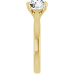Round 2 Carat Lab-Grown Diamond Solitaire Engagement Ring #GTJ937-LGD-RND-200-14Y | Gerry The Jeweler Round 2 Carat Lab-Grown Diamond Solitaire Engagement Ring #GTJ937-LGD-RND-200-14Y - Image 3
